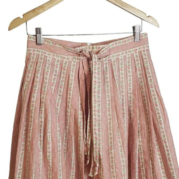 Vintage Enzian Trachter Floral Pink Skirt  Made in Germany - Picture 13 of 14